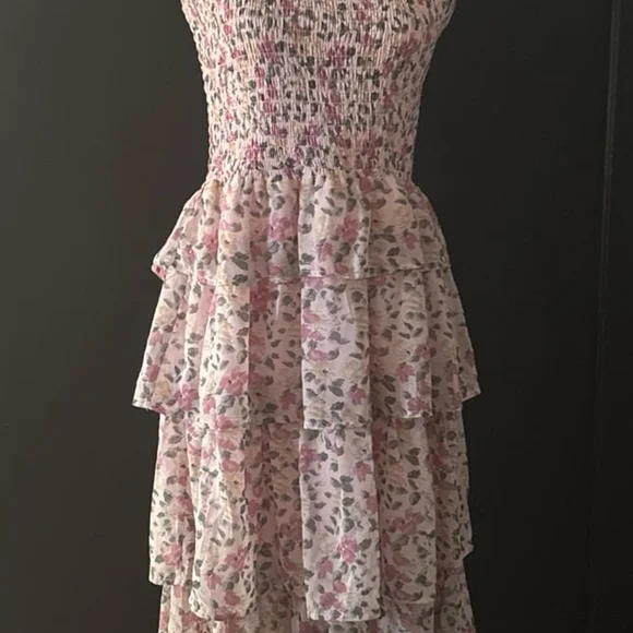 Mimi Chica Multicolor Tiered Kids Dress - Picture 3 of 8